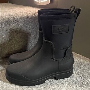 UGG Black Rubber Boots